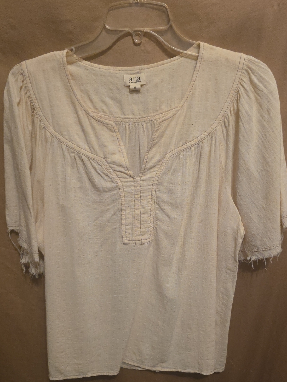 Ladies' Shabby Boho Peasant Top M